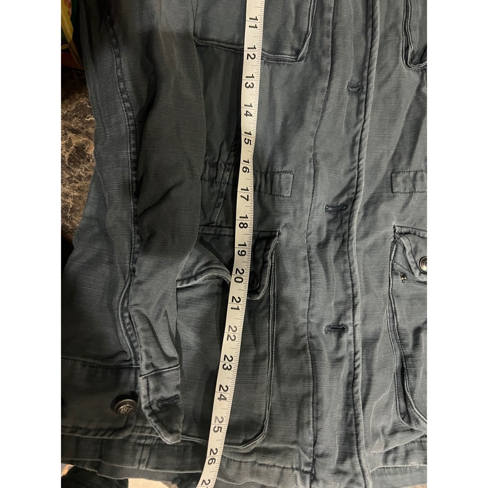 Free People Not Your Brother's Surplus Utility Jacket Charcoal Gray Womens XS - Picture 11 of 15